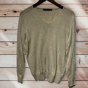 Zara Mens beige Sweater Size Large